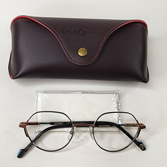 New Etnia Barcelona Eye Glasses Sapphire PGPT (Size 49-20-142) - Picture 1 of 8